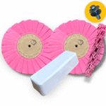 Kit 300 - 25CM Corte Polimento Inox Aluminio Tanques Rodas Aço