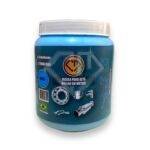 Massa Abrasiva Azul Liquida - Alto Brilho Metais Alumínio Inox Rodas Moto Tanque 500g