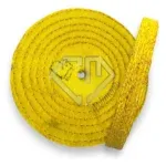 Roda Transisal Resinado Amarelo Duro 20X2CM - Brilho Espelhamento Faca Inox Ferro Alumínio Cubas Ourives Fornitura