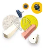 Kit 303 - Polimento Brilho Espelha Inox Aluminio Tanque Roda 20CM