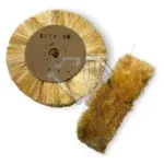 Escova Roda Sisal 5X1 - Riscos Polimento  Alumínio Inox Metais Aço