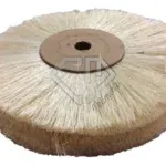 Escova Roda Sisal 6X2 - Riscos Polimento  Alumínio Inox Metais Aço