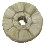 Escova Roda Sisal 6X1 Sem Miolo - Riscos Polimento  Alumínio Inox Metais Aço