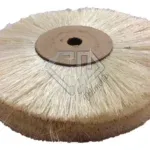 Escova Roda Sisal 8X2 - Riscos Polimento  Alumínio Inox Metais Aço