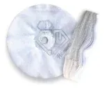 Roda Flanela Solta (1 Costura) 150mm - Polimento Espelhamento PU Lanterna Fornitura Acrilico