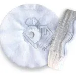 Roda Flanela Solta (1 Costura) 150mm - Polimento Espelhamento PU Lanterna Fornitura Acrilico