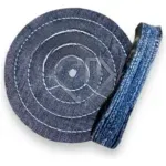 Roda de Jeans 180mm - Polimento Fino em Metais: Alumínio Inox Prata Bijoux Latão