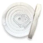 Roda Costurada de Flanela 180mm - Lustro em Metais, Midias, Acrílico, Madeira e Resina