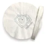Roda Flanela Solta (1 Costura) 250mm - Polimento Espelhamento PU Lanterna Fornitura Acrilico