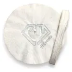 Roda Flanela Solta (1 Costura) 200mm - Polimento Espelhamento PU Lanterna Fornitura Acrilico