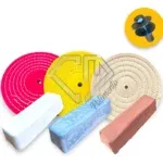 Kit 374 - 25cm Corte Polimento Brilho Espelhar Aluminio Inox Metais