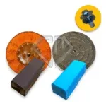 Kit 269 - Riscos Polimento Ferro Aço Chapa Banco Inox Rodas Politriz M14 15CM