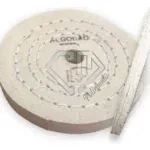 Roda Algodão Resinado Branco 100mm - Aluminio Inox Cervejeira