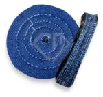 Roda de Jeans 100mm - Polimento Fino em Metais: Alumínio Inox Prata Bijoux Latão