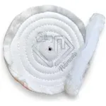 Roda Costurada de Flanela 250mm - Lustro em Metais, Midias, Acrílico, Madeira e Resina