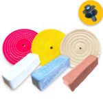 Kit 375 - 20cm Corte Polimento Brilho Espelhar Aluminio Inox Metais