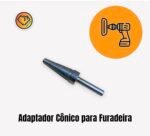 Pino Adaptador Furadeira - Ponta Conica Com Rosca (Abrasivo)
