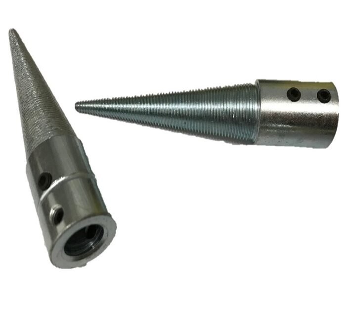 2 Pinos Moto Esmeril (Direito + Esquerdo) Ponta Cônica - Ourives Dental Alicate Cutelaria Ouro Joias - Imagem 3