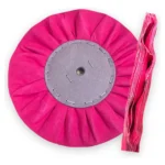 Disco Ventilado Rosa 25CM - Corte e Polimento em Metais Alumínio Inox Rodas Tanque