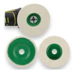Kit 325 - 2 Discos Flap Feltro 100mm Polir Inox Alumínio Metal - Imagem 2