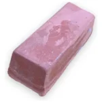 Massa Abrasiva Rosa Pequena Barra/Pedra - Espelhamento Motor Tanque Rodas Frisos Metais Aluminio