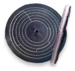 Roda/Polia Lona 15CM - Polimento Pesado Metais em Geral Aço Ferro Moveis da Jardim