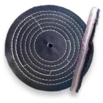 Roda/Polia Lona 12,5CM - Polimento Pesado Metais em Geral Aço Ferro Moveis da Jardim