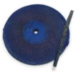Roda Transisal Azul Resinado Duro 20CM - Expessura 10mm - Corte Riscos Polimento