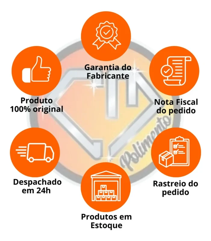 KIT 368 - 25cm Polimento Brilho Espelhamento Rodas Aluminio Inox Moto - Imagem 3