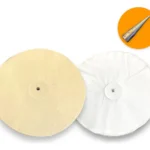 Kit 310 - 15CM Algodão Flanela Esmeril Polimento Lustro Pu Resina Madeira Farol Acrílico