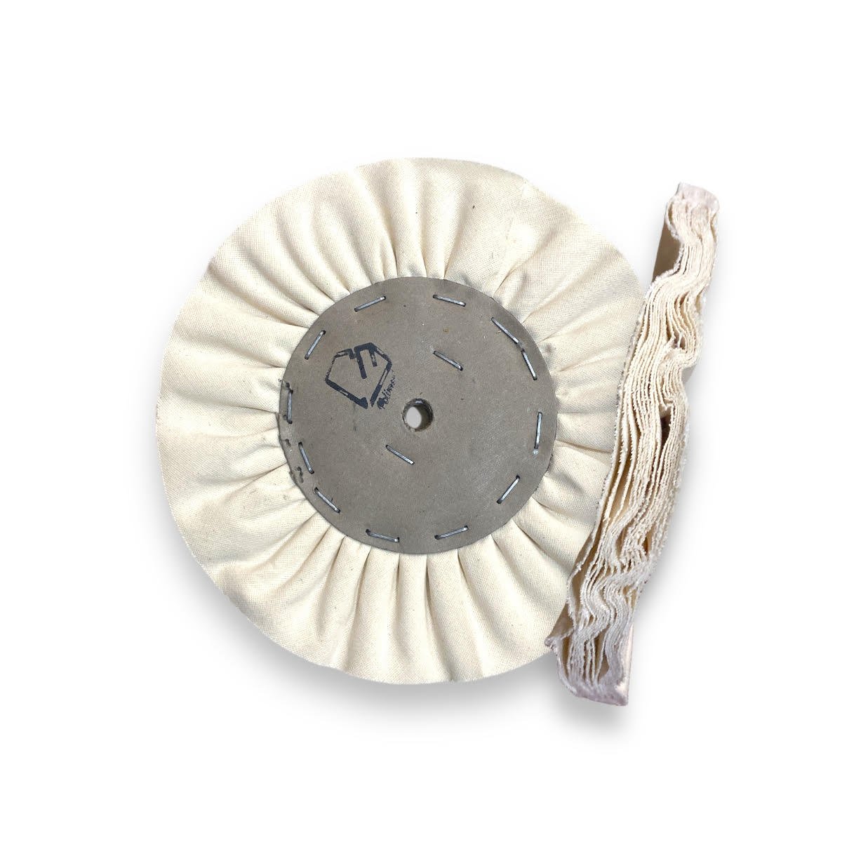 Disco Ventilado Algodão Natural 25CM - Polimento Acrilico Plastico Espelhamento de Metais Aluminio Inox Disco Ventilado Algodão Natural 25CM - Polimento Acrilico Plastico Espelhamento de Metais Aluminio Inox