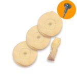 Kit 371 - 5cm Micro Retifica Polimento Lustro Dremel Jóias Latão