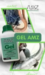 Gel Decapante e Apassivante Limpeza Solda Inox Aço 500g AMZ - Imagem 2