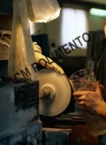 Disco Plissadinho Natural 20CM - Polir Acrílico Resina Madeira Farol - Imagem 4