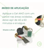 Gel Decapante e Apassivante Limpeza Solda Inox Aço 500g AMZ - Imagem 5