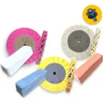 Kit 315 - Disco Plissado 20cm polimento Brilho Espelhamento Aluminio inos automotivo