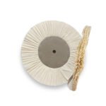 Disco Plissadinho Natural 30CM - Polir Acrílico Resina Madeira Farol