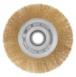 Escova Aço Carbono Circular Ondulado Furo 22,2mm 150mm - Imagem 2