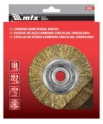 Escova Aço Carbono Circular Ondulado Furo 22,2mm 150mm - Imagem 4