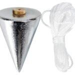 Prumo de Centro Cônico Aço 400g Cortão 5 Metro Pedreiro