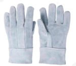 Par Luva Segurança Raspa Punho 7cm Trabalho Pesado Soldador Epi