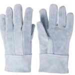 Par Luva Segurança Raspa Punho 7cm Trabalho Pesado Soldador Epi