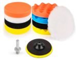 Kit - 11 Peças Espuma E Lã Para Polimento Automotivo 3 Polegadas Furadeira Parafusadeira