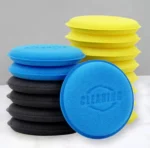 Kit 384 - 2 Aplicadores Espuma Macia Para Cera Automotiva Plástico - Imagem 3