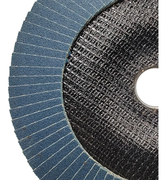 Disco Flap Zircônio Grão 120 Lixa 115mm Furo 22,2mm Desbaste - Imagem 2