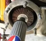 Roda De Lixa Flap - Mini Kontour 50X25 GRÃO #120 - Imagem 3