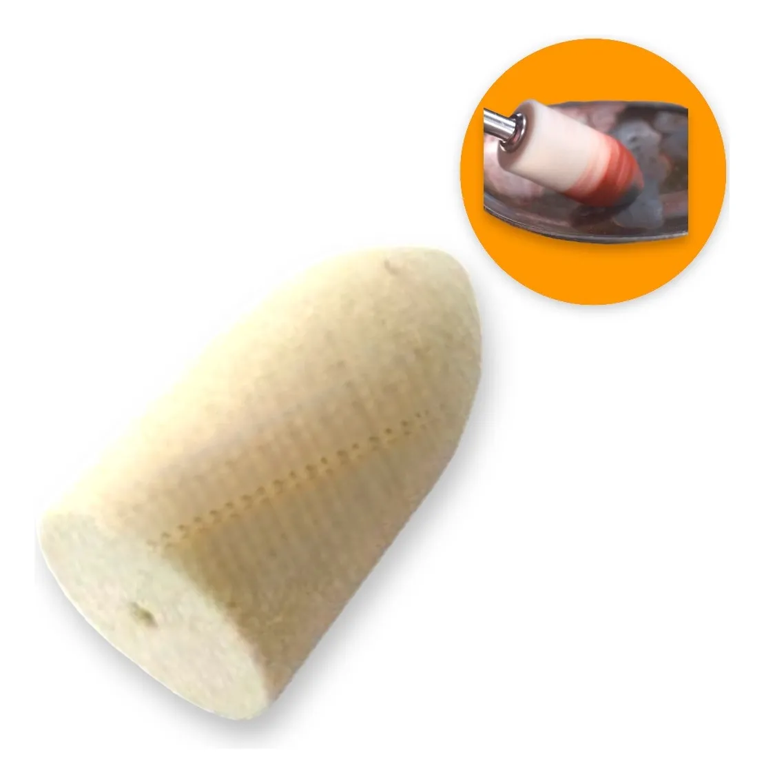 D_NQ_NP_2X_819424-MLB76610042838_062024-F.webp Ponta Cônica De Feltro N° 01 - Joias Dental Ouro Relógio Prótese - Imagem 1