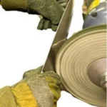 Par Luva Segurança Raspa Punho 7cm Trabalho Pesado Soldador Epi - Imagem 2