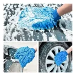 1 Luva De Microfibra Dupla Face Lavagem Automotiva - Imagem 3