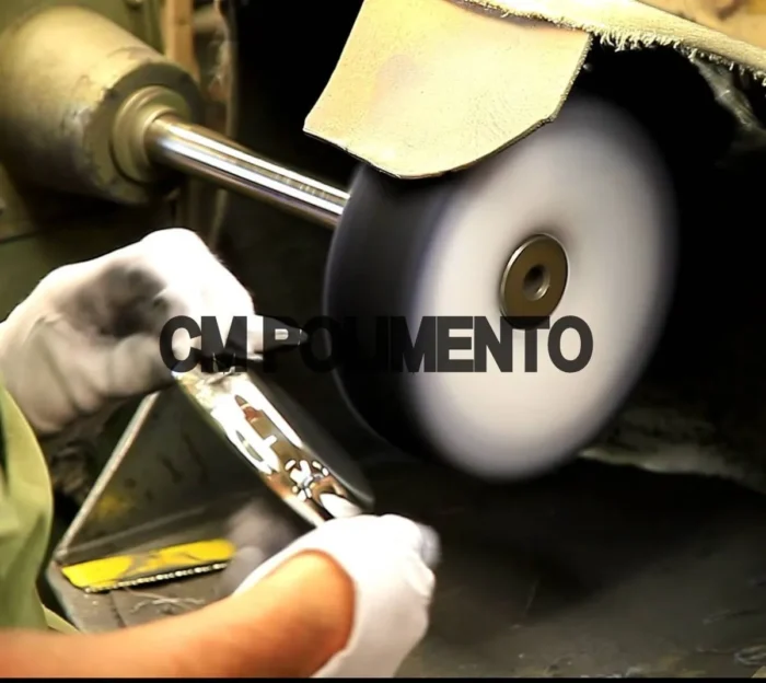 Massa Abrasiva Vermelha Pedra/Barra -  Lustro Alumínio Inox Latão Cromo - Imagem 3